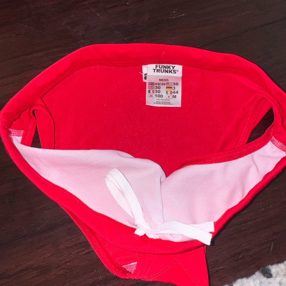 Red Swim Brief Funky Trunks Speedo Waist 30 - Picture 4 of 4